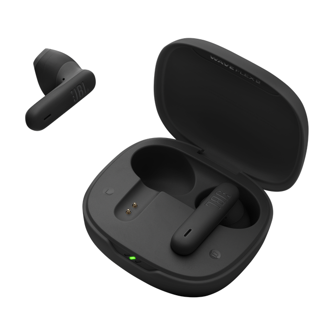 JBL Wave Flex 2 - Black - True Wireless Earbuds - Detailshot 2 image number null